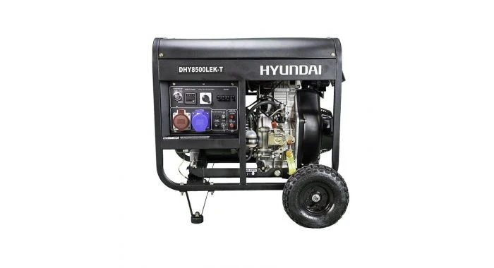Hyundai DHY8500 LEK-T Standby-dieselkrachtstroomgenerator - 7500W - DHY8500 LEK-T 3 Hyundai DHY8500 LEK-T Standby-dieselkrachtstroomgenerator - 7500W - DHY8500 LEK-T