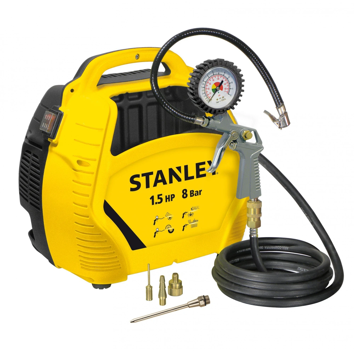 Stanley 8215190STN595 Compressor - 8bar - 1100W 4 Stanley 8215190STN595 Compressor - 8bar - 1100W - Afbeelding 2