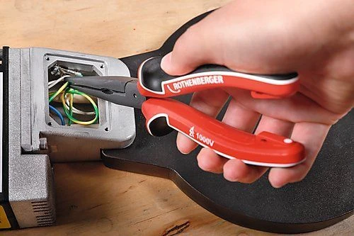 Rothenberger 1500003168 Geïsoleerde Telefoontang (VDE) - Recht - 200mm - 1000v 4 Rothenberger 1500003168 Geïsoleerde Telefoontang (VDE) - Recht - 200mm - 1000v - Afbeelding 2