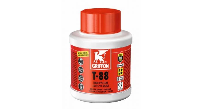 Griffon 6110030 T-88 PVC-Lijm - Flacon Met Borstel - 250ml 3 Griffon 6110030 T-88 PVC-Lijm - Flacon Met Borstel - 250ml