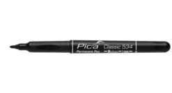 Pica 534/46 Permanent Pen - 1mm - Rond - Zwart (10st)