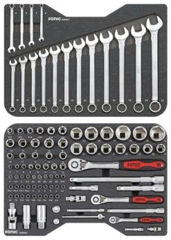 Sonic 309901 99 Delige Doppenset 1/4'' & 3/8" & 1/2'' In Koffer BMCS -HandelFix Winkel 960d54af31c3631839b76d09c4780d8e