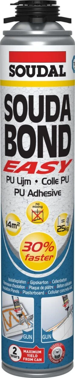 Soudal 121734 Purschuim Soudabond Easy Gun - 750ml