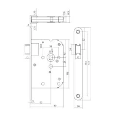 Intersteel 94.954.711 Woningbouw Loopslot - Zwart -HandelFix Winkel 98a2645caffcb3401986319432847eb8