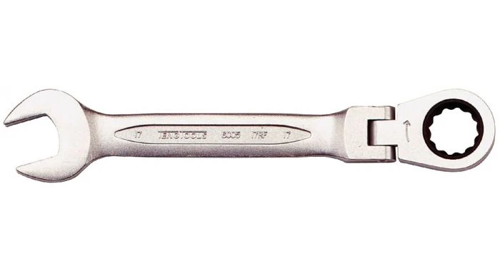 Teng Tools 600513RF Ring-/steeksleutel Met Ratel En Flexibele Kop - Metrisch - 13 X 154mm 3 Teng Tools 600513RF Ring-/steeksleutel Met Ratel En Flexibele Kop - Metrisch - 13 X 154mm