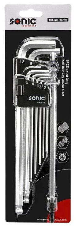 Sonic 600931 Stiftsleutelset Binnenzeskant - Magneet - 9 Delig -HandelFix Winkel a58b197ffd90fa872452443e14c9f489