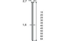 Dutack 5138034 SKN16 Brad - Verzinkt - 1,6 X 40mm (2500st)