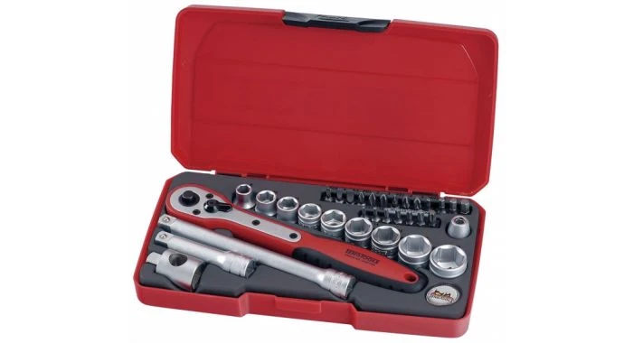 Teng Tools T3834 34-delige Doppen- En Bitset - 3/8'' 3 Teng Tools T3834 34-delige Doppen- En Bitset - 3/8''