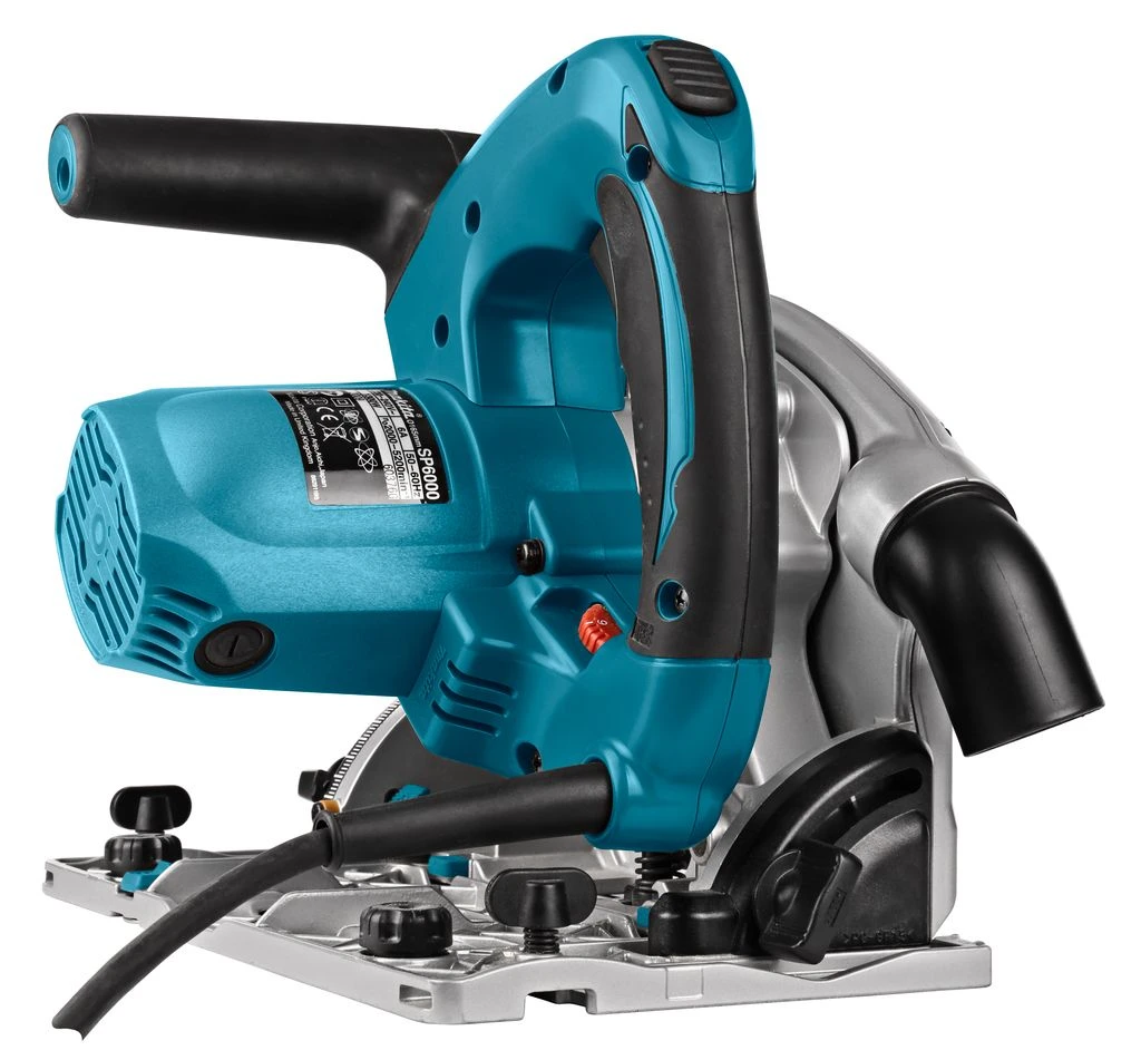 Makita SP6000J1X2 Invalzaag In Mbox Incl. Geleiderail (2st) In Foudraal - 1300W - 165mm 6 Makita SP6000J1X2 Invalzaag In Mbox Incl. Geleiderail (2st) In Foudraal - 1300W - 165mm - Afbeelding 4