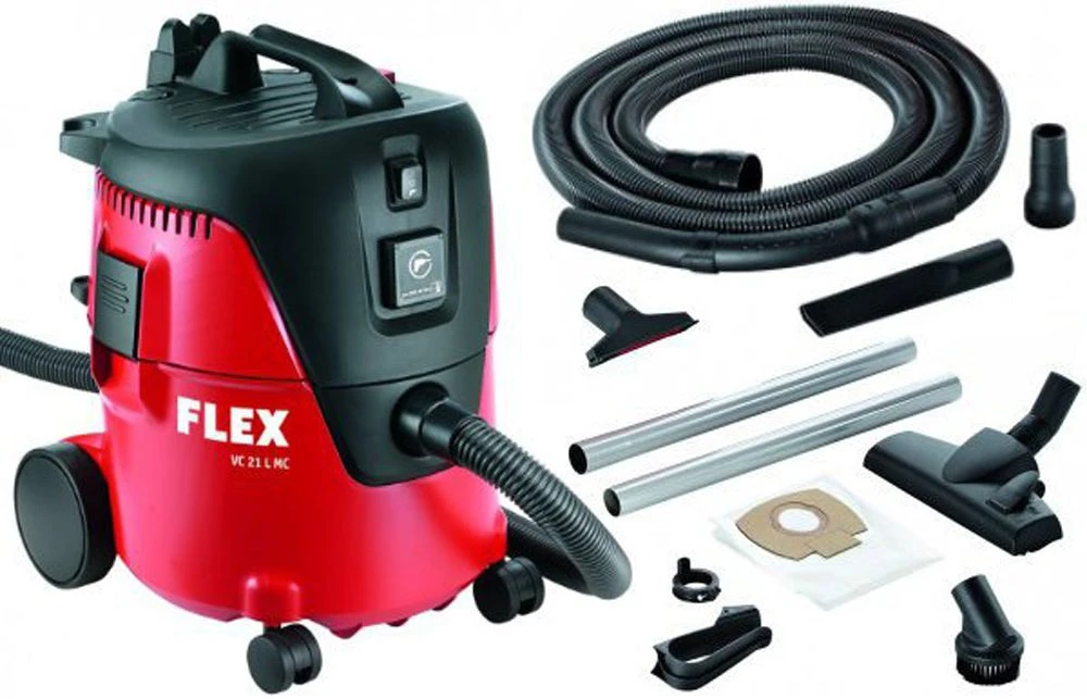 Flex VC 21 L MC Bouwstofzuiger - 1250W - L-klasse - 20L - 405418 3 Flex VC 21 L MC Bouwstofzuiger - 1250W - L-klasse - 20L - 405418