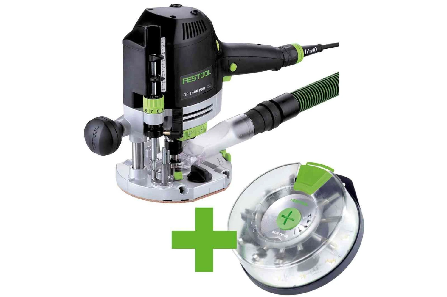 Festool OF 1400 EBQ-Plus Bovenfrees + Box-OF-S In Systainer 1400W - 70 Mm - 576540 4 Festool OF 1400 EBQ-Plus Bovenfrees + Box-OF-S In Systainer 1400W - 70 Mm - 576540 - Afbeelding 2