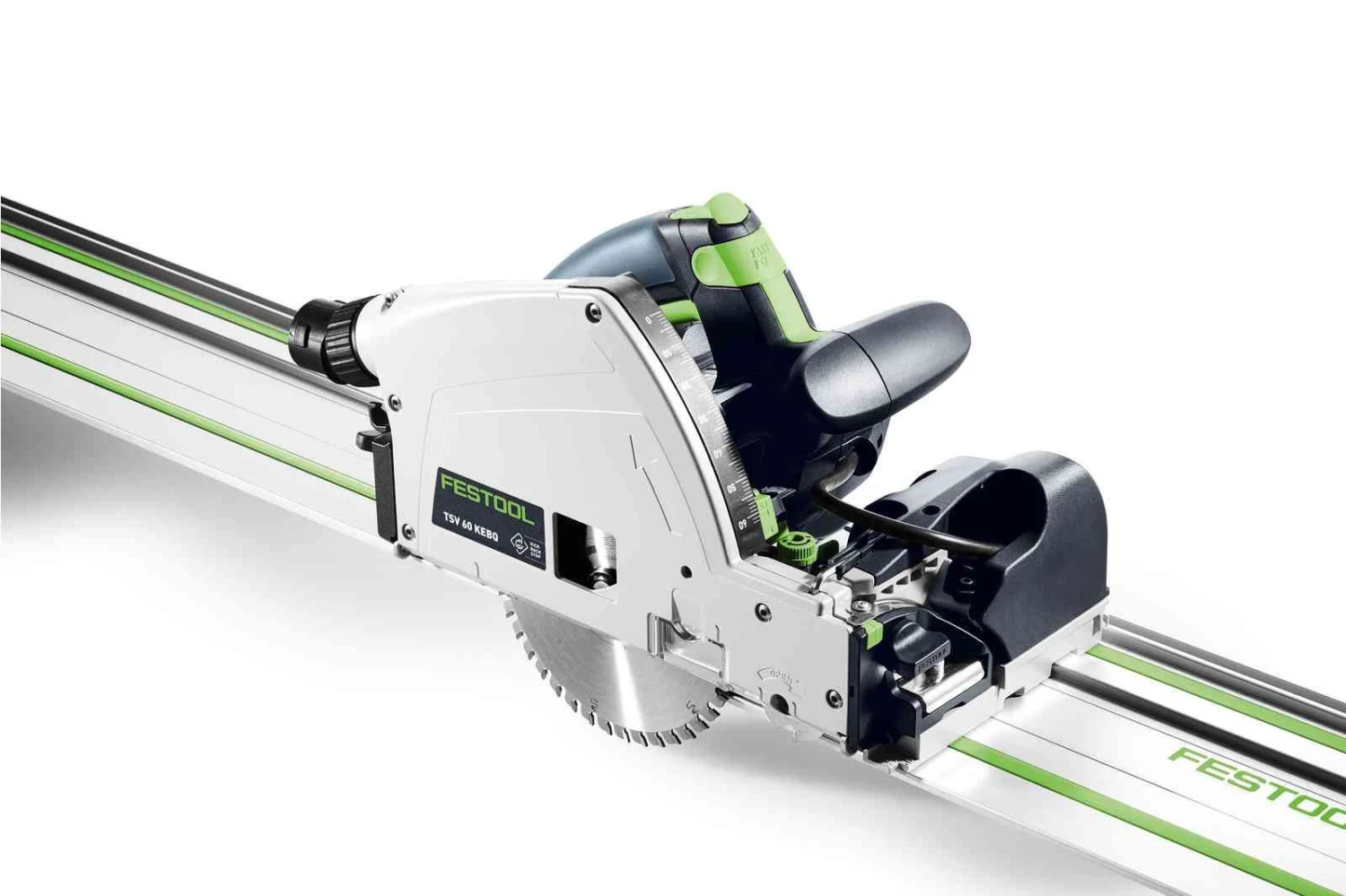 Festool TSV 60 KEBQ-Plus-FS Invalzaag Met Voorritsfunctie Incl. Geleiderail En Cirkelzaagblad In Systainer - 1500W - 577743 4 Festool TSV 60 KEBQ-Plus-FS Invalzaag Met Voorritsfunctie Incl. Geleiderail En Cirkelzaagblad In Systainer - 1500W - 577743 - Afbeelding 2