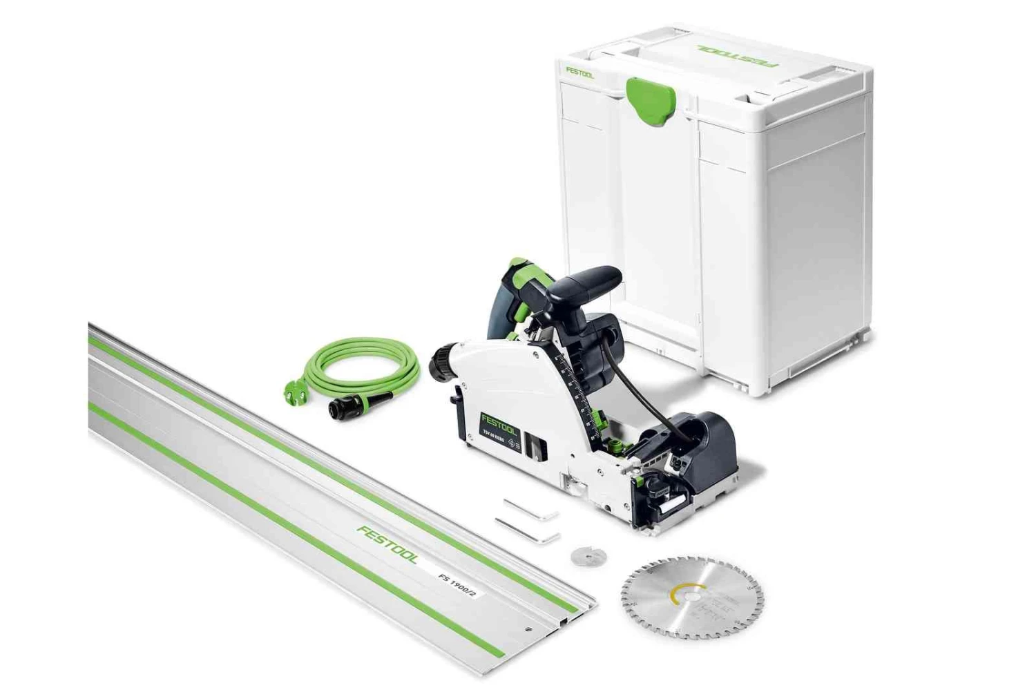 Festool TSV 60 KEBQ-Plus-FS Invalzaag Met Voorritsfunctie Incl. Geleiderail En Cirkelzaagblad In Systainer - 1500W - 577743 3 Festool TSV 60 KEBQ-Plus-FS Invalzaag Met Voorritsfunctie Incl. Geleiderail En Cirkelzaagblad In Systainer - 1500W - 577743