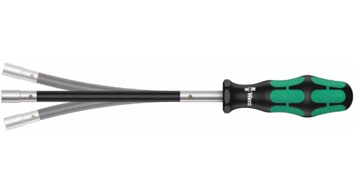 Wera 05028150001 Kraftform Plus Dopschroevendraaier Met Flexibele Schacht - Zeskant - 7 X 167mm 3 Wera 05028150001 Kraftform Plus Dopschroevendraaier Met Flexibele Schacht - Zeskant - 7 X 167mm