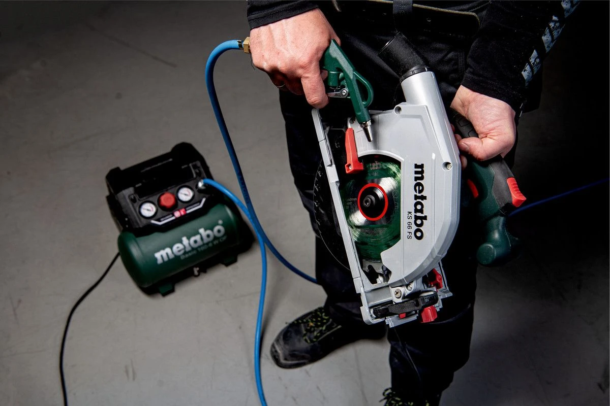Metabo Basic 160-6 W OF Compressor - 8 Bar - 6L - 55 L/min 8 Metabo Basic 160-6 W OF Compressor - 8 Bar - 6L - 55 L/min - Afbeelding 6