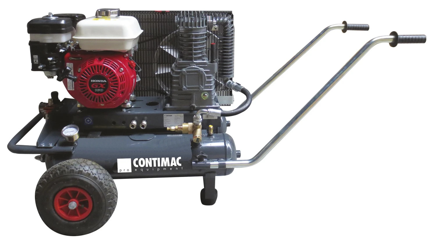 Contimac CM 450/10/11+11 Compressor - 3 PK - 10 Bar - 400 L/min - 11+11 L 3 Contimac CM 450/10/11+11 Compressor - 3 PK - 10 Bar - 400 L/min - 11+11 L