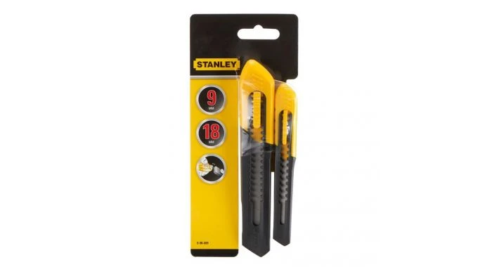 Stanley STHT10202-0 2-delige Afbreekmessenset - 9 + 18mm 3 Stanley STHT10202-0 2-delige Afbreekmessenset - 9 + 18mm
