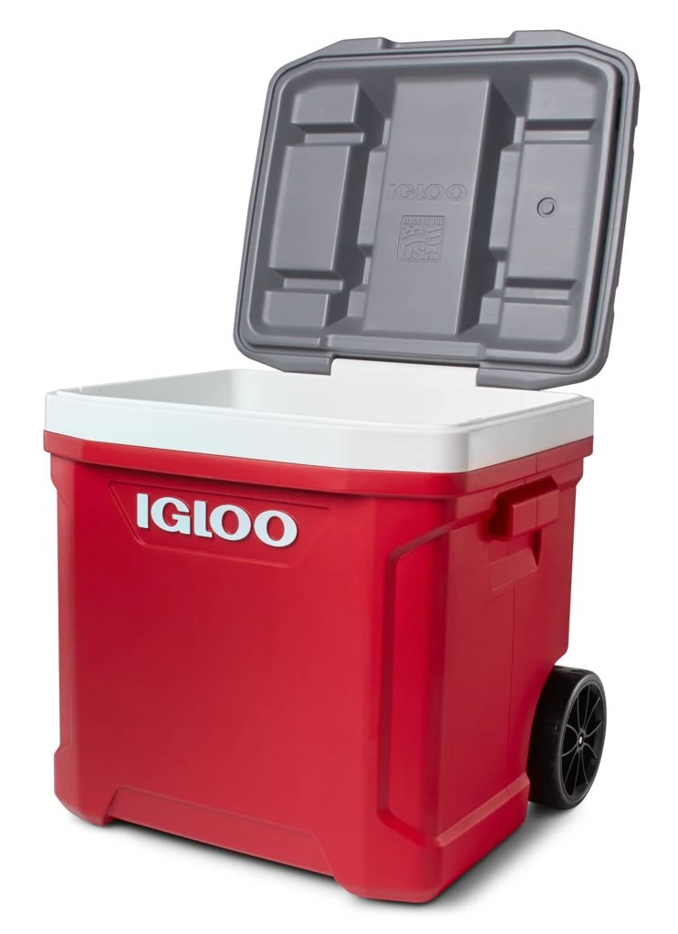 Igloo 34666 Latitude 60 Roller Koelbox Op Wielen Red 7 Igloo 34666 Latitude 60 Roller Koelbox Op Wielen Red - Afbeelding 5
