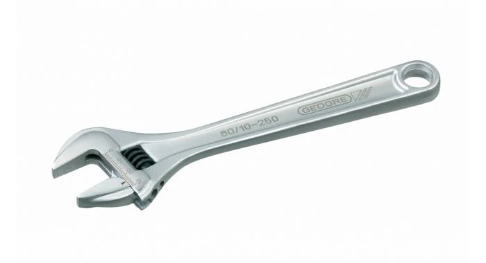 Gedore 60 CP Schroefsleutel Verstelbaar - Verchroomd - 10'' - 6381100 3 Gedore 60 CP Schroefsleutel Verstelbaar - Verchroomd - 10'' - 6381100