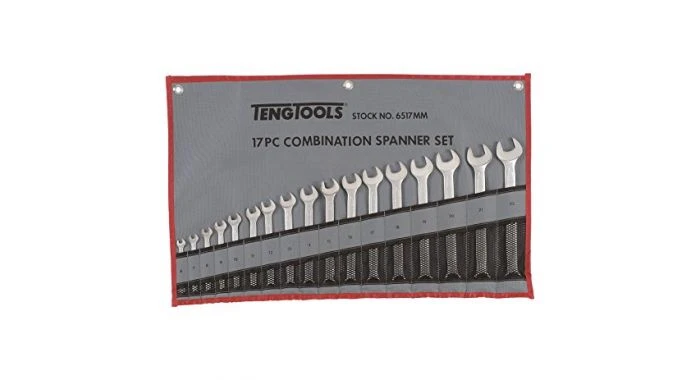 Teng Tools 6517MM 17-delige Ring-/steeksleutelset In Roltas - 6-22mm 3 Teng Tools 6517MM 17-delige Ring-/steeksleutelset In Roltas - 6-22mm