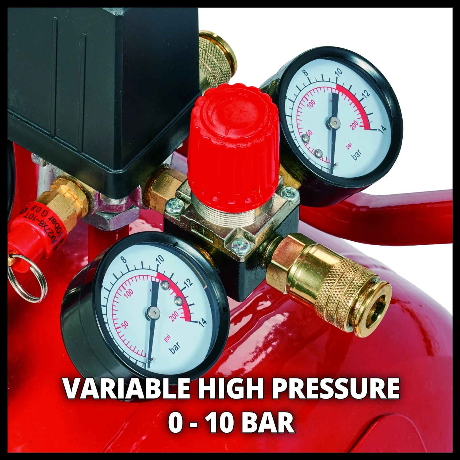 Einhell TE-AC 400/50/10 V Compressor - 2200W - 10bar 8 Einhell TE-AC 400/50/10 V Compressor - 2200W - 10bar - Afbeelding 6