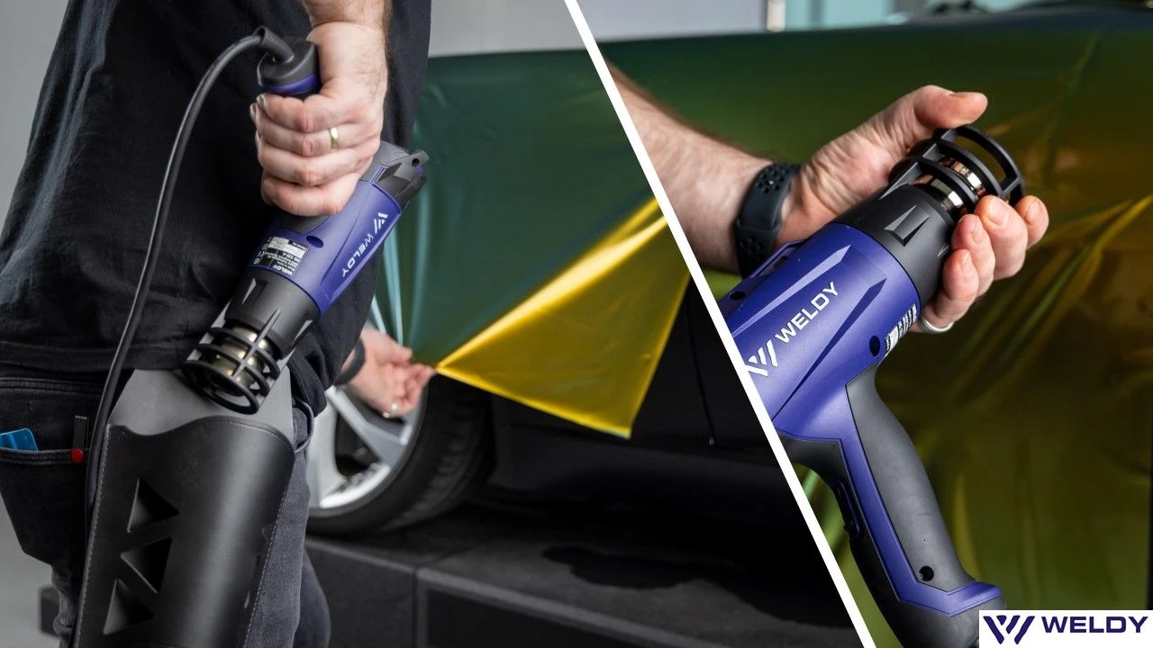 Weldy HG 330-B Heteluchtpistool Car Wrapping Kit - 1600W 11 Weldy HG 330-B Heteluchtpistool Car Wrapping Kit - 1600W - Afbeelding 9