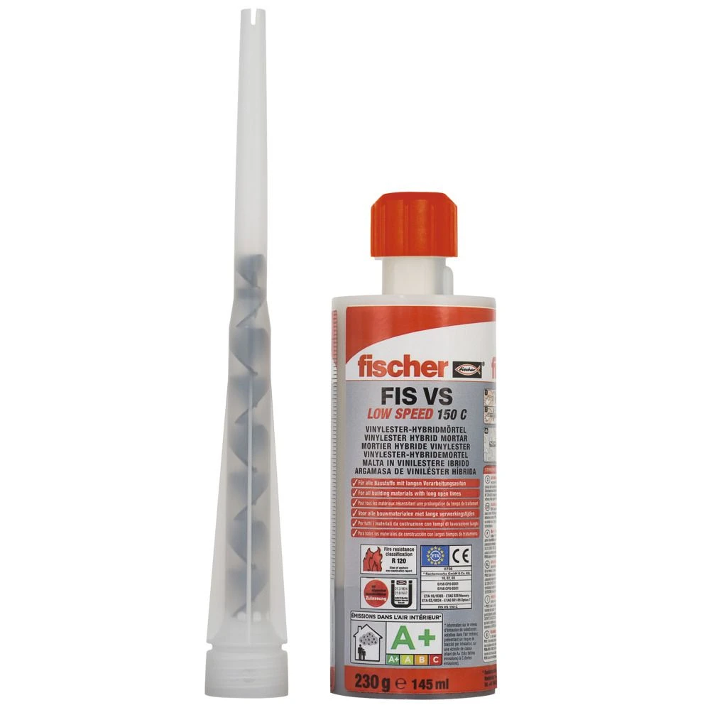 Fischer 45303 FIS VS 150 C Injectiemortel Metselwerkset Incl. 6 Injectiehulzen 16x85 En 2 Mengtuiten - 45303 4 Fischer 45303 FIS VS 150 C Injectiemortel Metselwerkset Incl. 6 Injectiehulzen 16x85 En 2 Mengtuiten - 45303 - Afbeelding 2