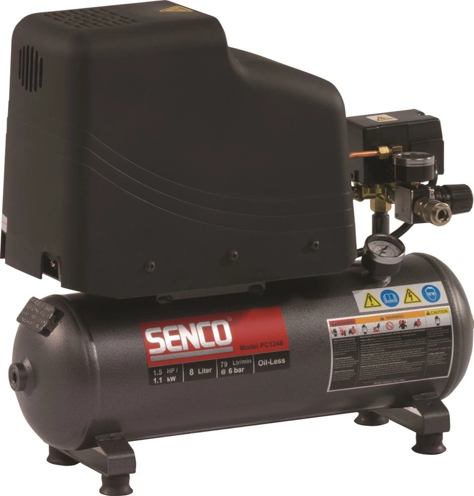 Senco PC1248EU Compressor - 1100W - 9 Bar - 8L 3 Senco PC1248EU Compressor - 1100W - 9 Bar - 8L