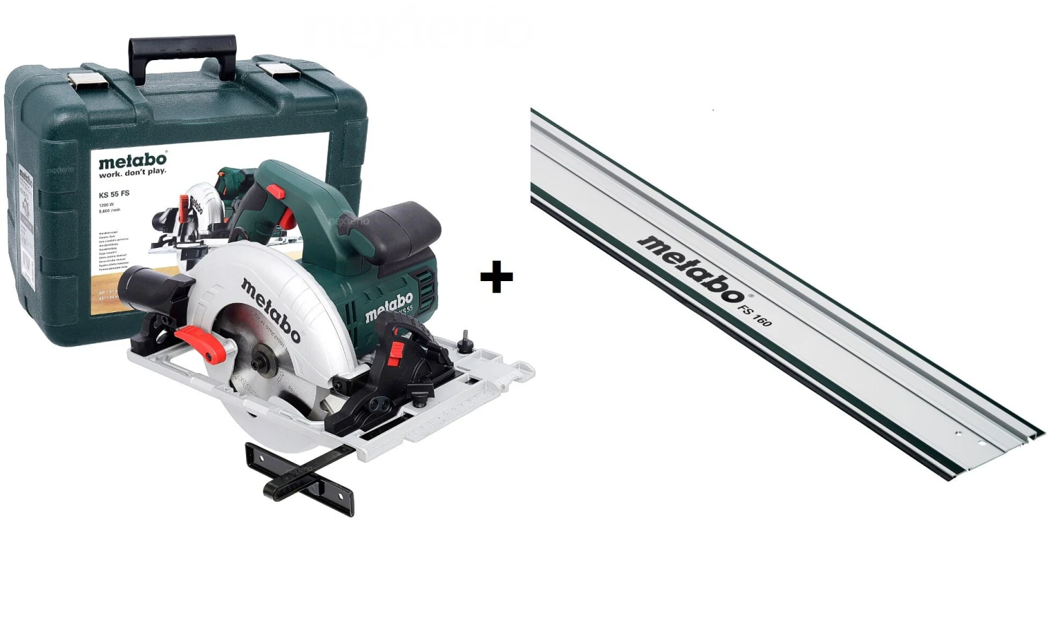 Metabo KS 55 FS Cirkelzaag In Koffer - 1200W - 160mm Met Geleiderail 3 Metabo KS 55 FS Cirkelzaag In Koffer - 1200W - 160mm Met Geleiderail