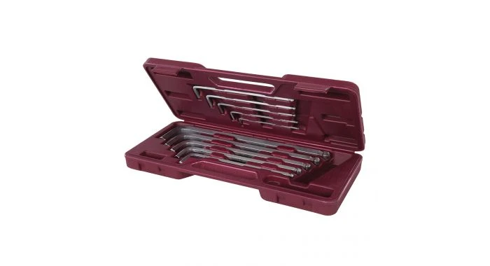 Silverline 250035 10 Delige Balkop Inbussleutel Set - 3-17mm 3 Silverline 250035 10 Delige Balkop Inbussleutel Set - 3-17mm