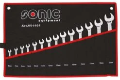 Sonic 601401 Ringsteeksleutel Set In Etui - 14 Delig