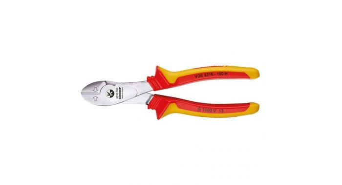 Gedore VDE 8316 H VDE-Zijsnijtang POWER Met Huls-isolatie - 180mm - 1550993 3 Gedore VDE 8316 H VDE-Zijsnijtang POWER Met Huls-isolatie - 180mm - 1550993