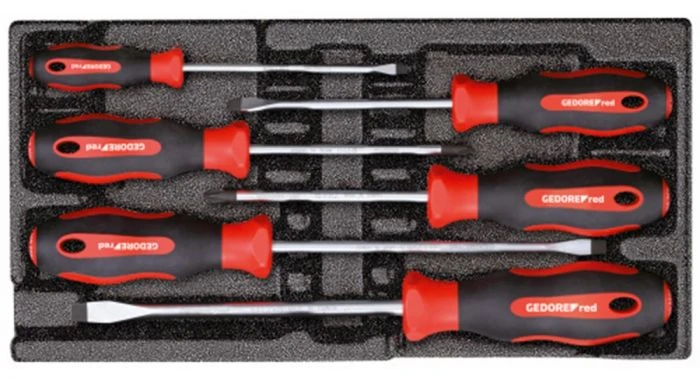 Gedore RED R22150013 6-delige Schroevendraaierset SL / - Philips 3 Gedore RED R22150013 6-delige Schroevendraaierset SL / - Philips