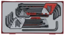 Teng Tools TTHT28 28-delige Hex &amp; Tex Inbusset In Tc-tray - 128250107