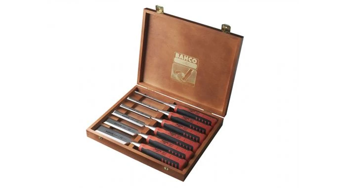Bahco 424P-S6-EUR 6 Delige Beitels In Houten Box 3 Bahco 424P-S6-EUR 6 Delige Beitels In Houten Box