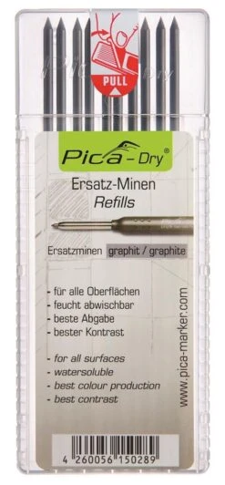 Pica 3030 Dry Longlife Markeerpotlood Incl. Dry Navulling - Grafiet (10st) -HandelFix Winkel e0707d04d048b861cac1f39752b25758 2