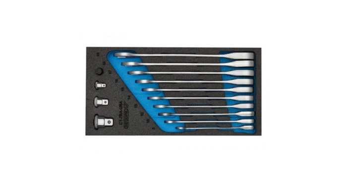 Gedore 1500 CT1-7 RA 14-delige Steek-/ringratelsleutelset In 1/3 CT Module - 8-19mm - 2327686 3 Gedore 1500 CT1-7 RA 14-delige Steek-/ringratelsleutelset In 1/3 CT Module - 8-19mm - 2327686