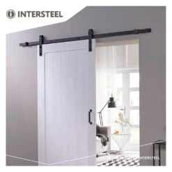 Intersteel 23.450.101 Schuifdeursysteem Basic - Mat Zwart -HandelFix Winkel e78aec3a45f156e3b56b66c0b72c3662
