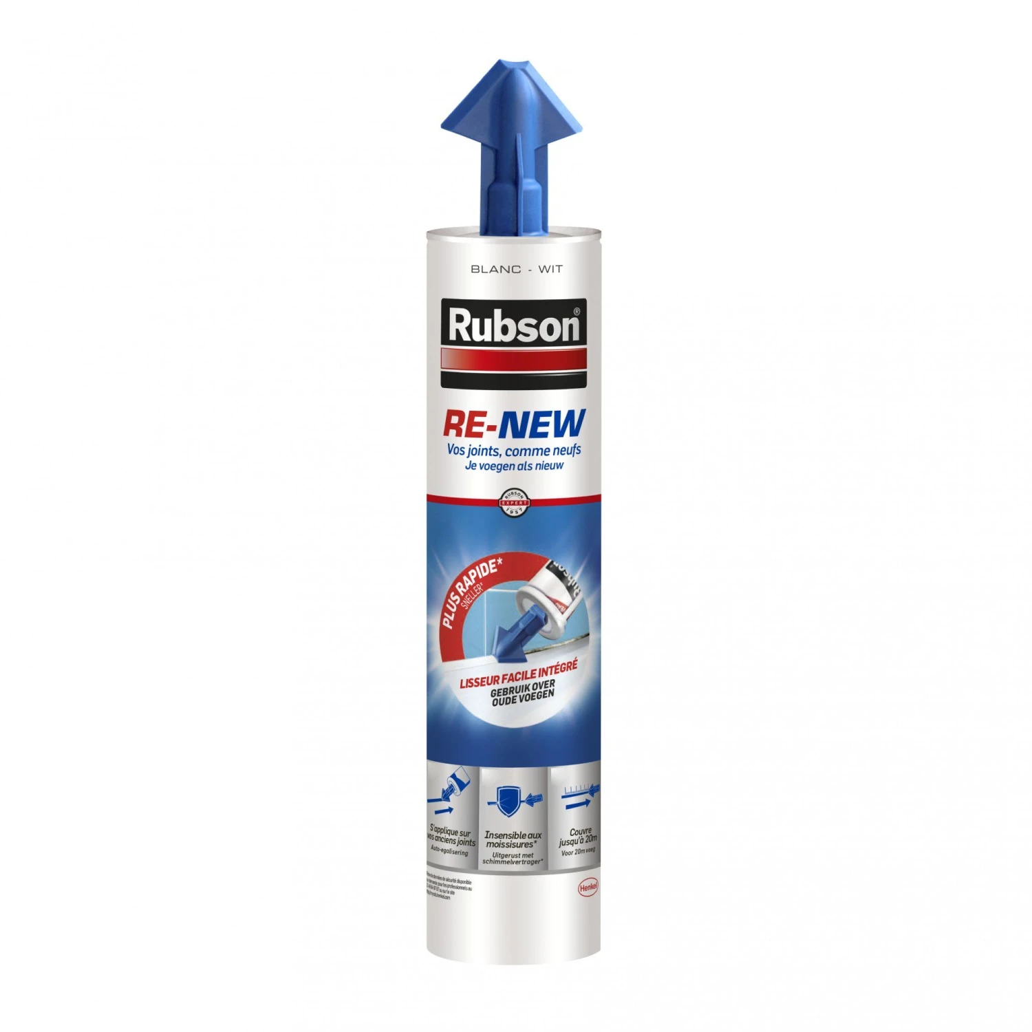 Rubson 2601788 Siliconenkit - Wit - 280ml 3 Rubson 2601788 Siliconenkit - Wit - 280ml