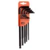 Bahco BE-9770 9-delige Inbussleutelset Met Kogelkop - 1,5-10mm