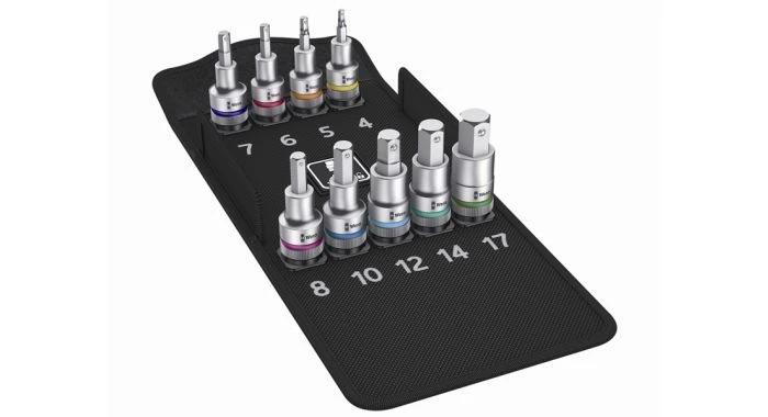 Wera 5004201001 8740 C HF 1 9-delige Zyklop Binnenzeskant Bit-doppenset - 1/2" 3 Wera 5004201001 8740 C HF 1 9-delige Zyklop Binnenzeskant Bit-doppenset - 1/2"