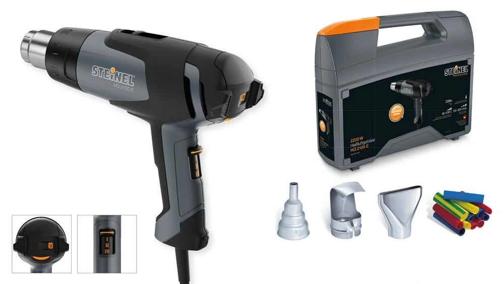 Steinel HG 2120 E Case Heteluchtpistool In Koffer - 2200W - 253mm - 006464 3 Steinel HG 2120 E Case Heteluchtpistool In Koffer - 2200W - 253mm - 006464