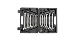 Gedore RED R07203016 16-delige Ringratel-steeksleutelset Met Adapters - 3300060