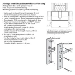 Starx 86.101.01 Veiligheidsbeslag - Krukgarnituur - SKG3 - Kortschild - Aluminium -HandelFix Winkel f47a7a31721b2fc79c940a40ebc50224