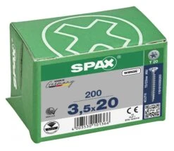 SPAX 1191010350203 Universele Schroef, Verzonken Kop, 3.5 X 20, Voldraad, T-STAR Plus TX20 - WIROX - 200 Stuks 11 SPAX 1191010350203 Universele Schroef, Verzonken Kop, 3.5 X 20, Voldraad, T-STAR Plus TX20 - WIROX - 200 Stuks -HandelFix Winkel f635aed6cd1dab963ad9dbcba7f31e00