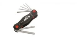 Wiha 351 PK7 7-delige Mini PocketStar Inbussleutelset - Uitklapbaar Model - 1,5-6mm - 23035