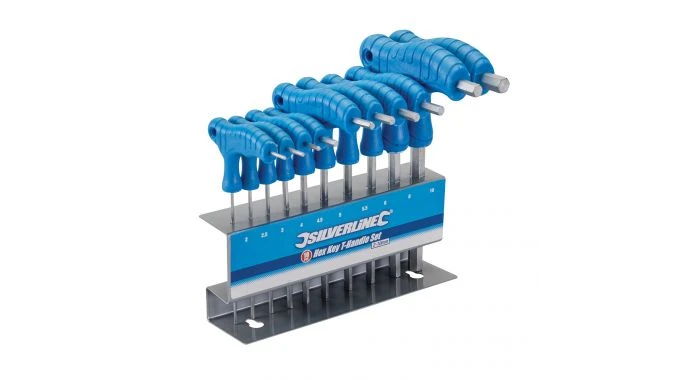 Silverline 323710 10 Delige T-greep Inbussleutel Set - 2-10mm 3 Silverline 323710 10 Delige T-greep Inbussleutel Set - 2-10mm